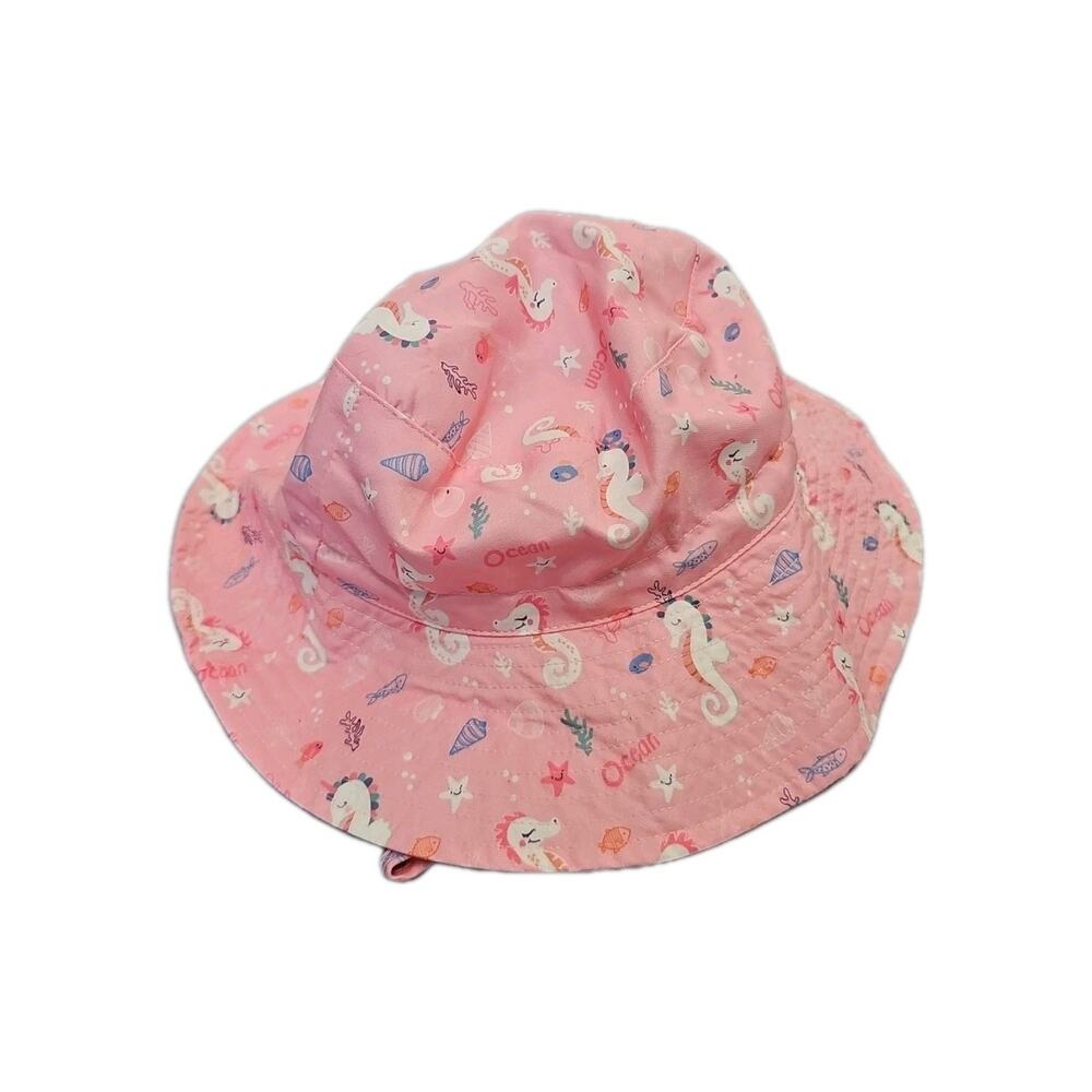 Baby Sun Hat Beach Ocean Toddler Summer Bucket Hat Boys Girls Beach Cap Seahorse